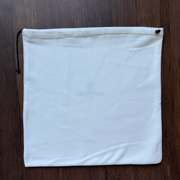 Daniela Ortiz Embroidered Logo White Dust Bag 20x19.5 Drawstring - Picture 2 of 4